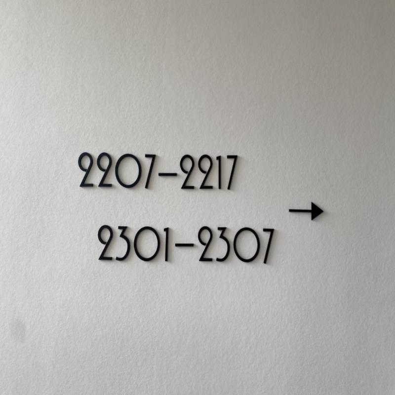 Moderne Selbstklebende Acryl Hausnummer 3D Plaketten Einfache DIY Montage für Wohnung Büro Hotel Heim Beschilderung