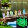 50/100Pcs Mini Gnomes Fairy Garden Miniatures Luminous Forest Fairy Moss Micro Landscape Decoration Accessories Home Decor