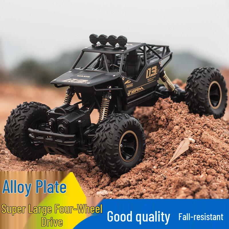 Large 4WD Remote Control Off-Road Drifting Car, Alloy High-Speed Climbing & Racing Toy for Boys