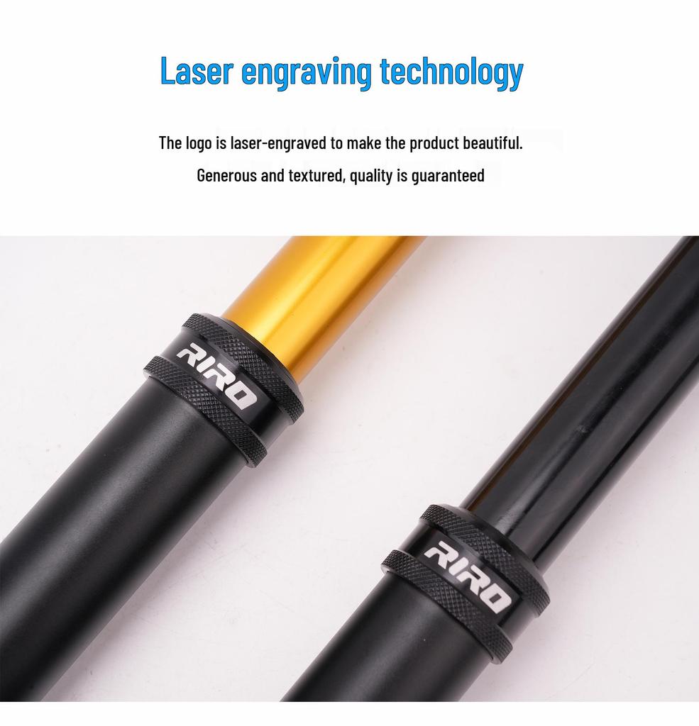 RIRO Adjustable Aluminum Alloy Dropper Seatpost for Cycling