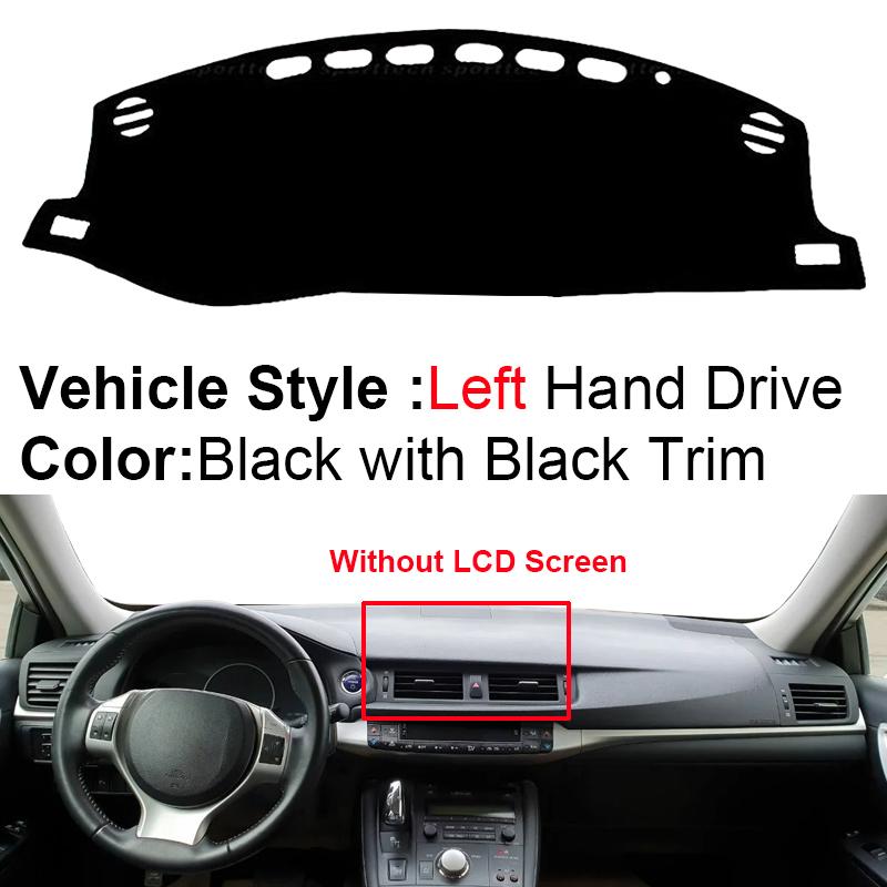 Car Inner Dashboard Cover For Lexus CT 200h 2011 - 2019 CT200h Auto Dash Mat Carpet Cape Sun shade Dashmat Pad 2018 2017 2016