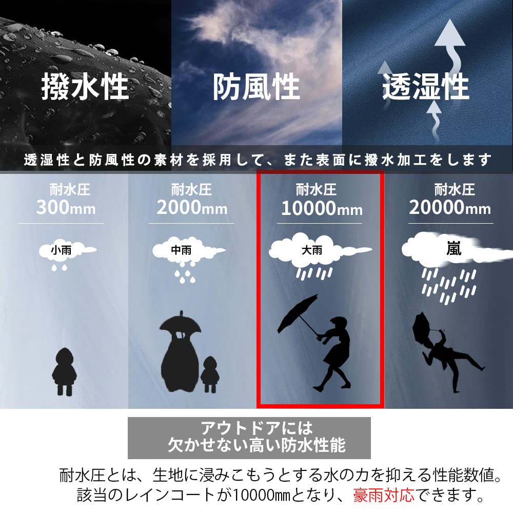 Golf Rain Top and Mountain Rain Outdoor Purple M [Arashiyama] Women's Wear, Bottom, Parka, Suit, Jacket, Waterproof, Lightweight, (Rain Suit)