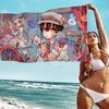 Anime Toilet-Bound Hanako Kun Microfiber Printed Beach Towel Mountain Climbing Yoga Beach Swimming Running Absorbent Soft Towel