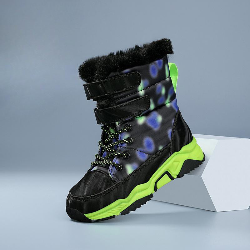 

Детские зимние ботинки, зимние, новый стиль, хлопковая обувь 39