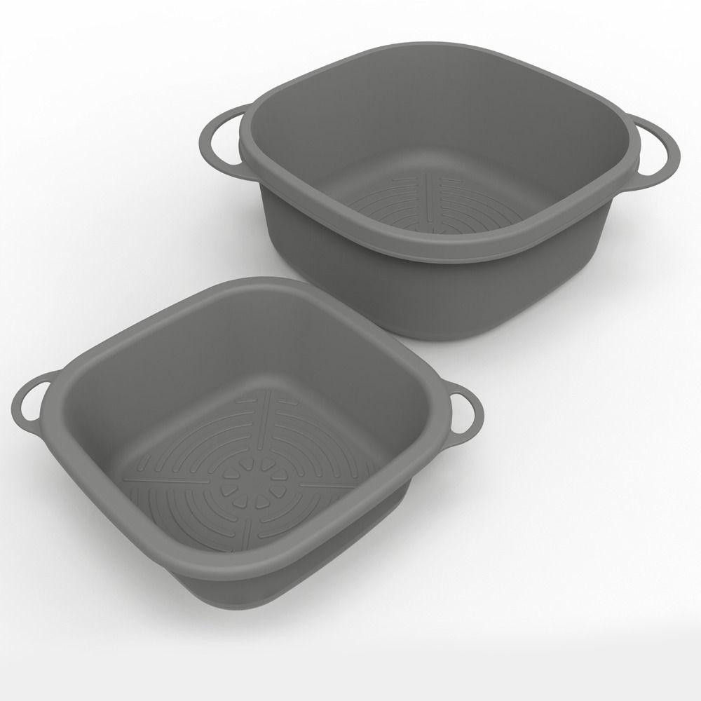 Bacia de Lavar Rosto para Skincare de Silicone Economizadora de Espaço Pia Portátil Nova Bacia de Lavar Viagem Exterior
