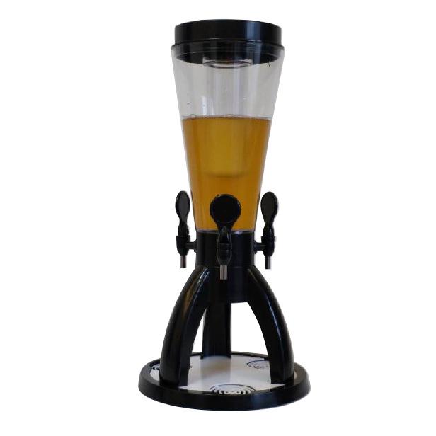Torre per Birra e Dispenser per Succhi a 3 Rubinetti da 5L per Bar e Locali Notturni
