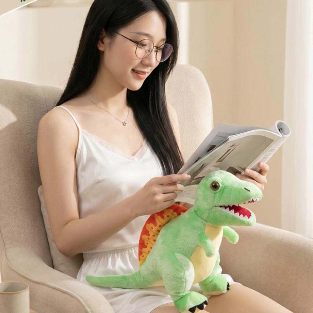 Velociraptor Jurassic Dinosaur Plush Toys Triceratops Plush Dolls Kids Birthday Christmas