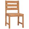 5 Piece Garden Dining Set Solid Teak Wood