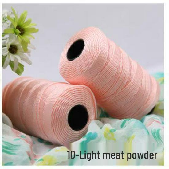 Ice Silk Three-Strand Yarn for Crochet Bags, Hats, Seat Cushions, Bottle Sleeves, and Slippers