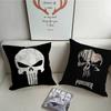 The P-Punisher Logo Pillow Case Plush Fabric Soft Pillowcase Double Sided Print Cushion Cover Household Gifts
