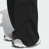 adidas Pantaloni della tuta FOS Lavorazione a maglia larga Comodi Pantaloni casual Donna Pantaloni neri KS0077