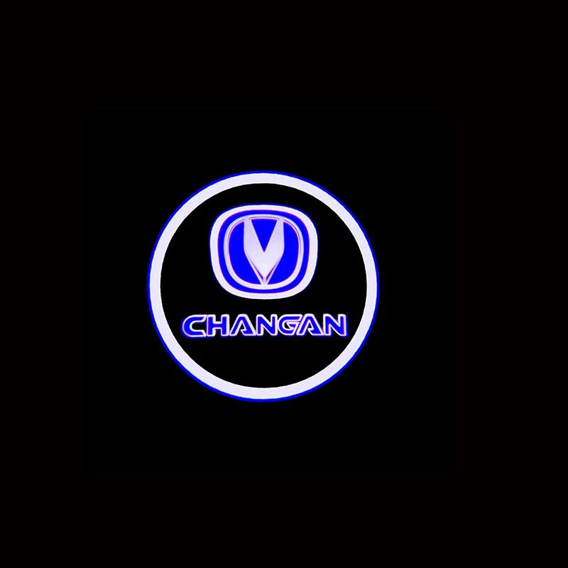 2PCS Led Car Door Laser Projector Light Ghost Shadow Welcome Lamp for Changan Logo CS95 CX70 CS15 CS35 CS75 Auto Accessories