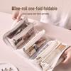 Removable Foldable Waterproof Makeup & Toiletry Bag with Wet/Dry Separation and Four Compartments