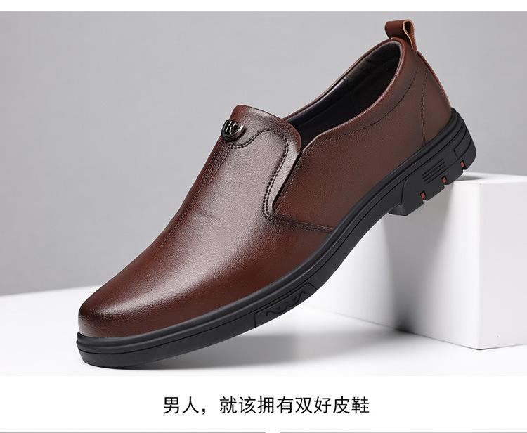 Fashion 2024 New Genuine Leather Men Leather Shoes Fashion Casual Hollow Out Sandals Male Designer Non-slip Soft Bottom Shoes for Men