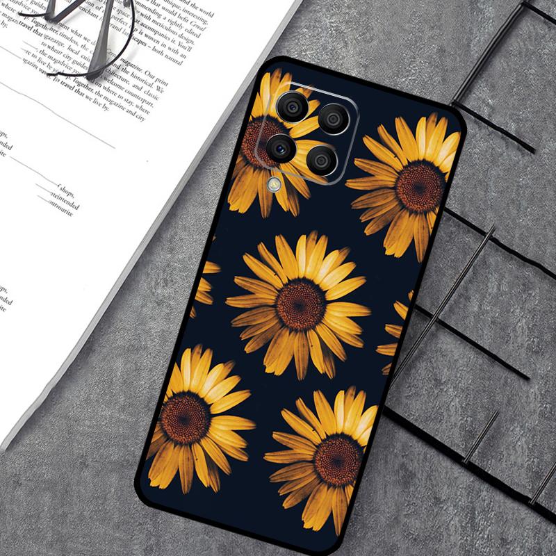 Sunny Sunflower Case For Samsung Galaxy M54 M32 M52 M15 M11 M12 M13 M14 M06 M16 M36 M56 M31 M53 M35 M55 M34