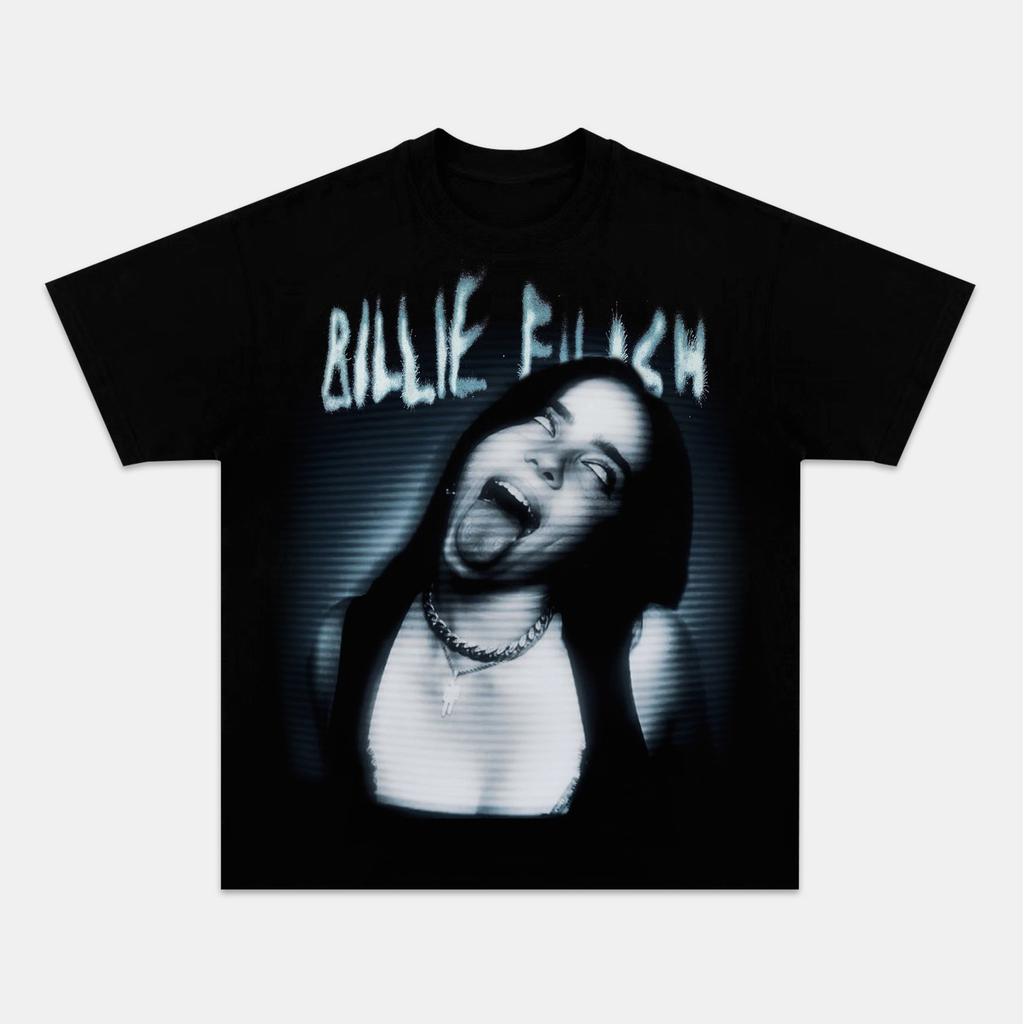 Billie Eilish Y2k Graphics 100cotton Unisex Shirt 2026 New Oneck Short Sleeve Unisexs Womens Fashion Hiphop Tshirt Fan Gifts