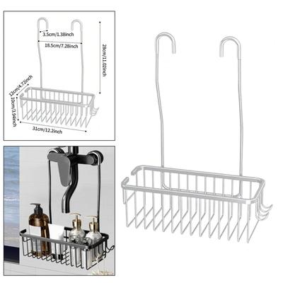 Étagères robustes à suspendre pour douche pour accessoires de douche Rangement éponge savon Organisateur de salle de bain Gain de place