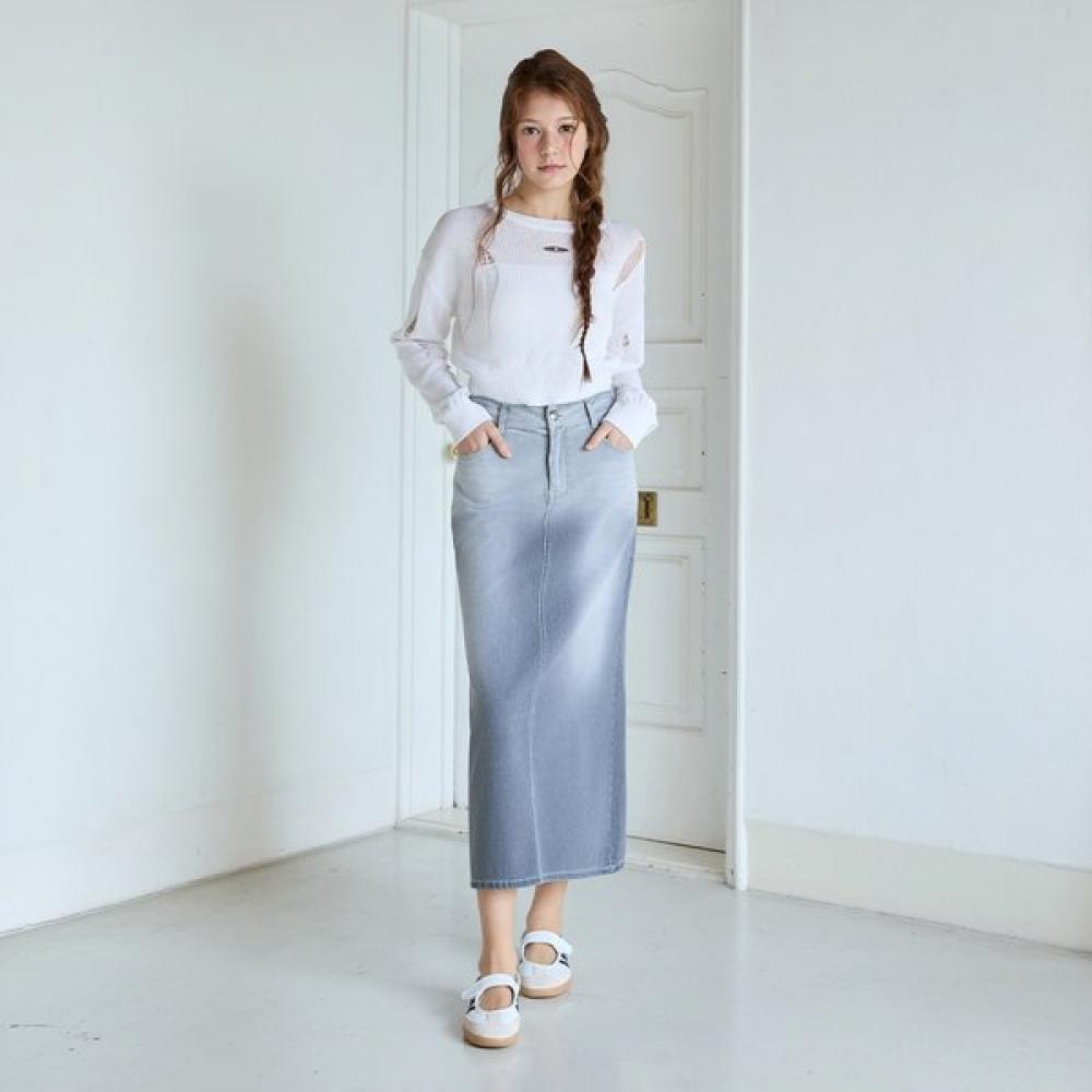 EGOIST GrAdAtion A Line Denim Long Skirt  Es2ods02 