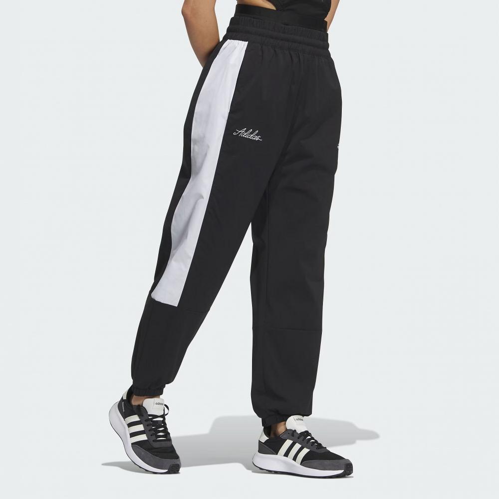 Adidas Colorblock Jogger Pants Women Bottoms Black IP0741