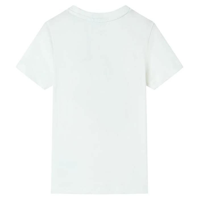 T-shirt pour enfants avec manches courtes écru 92/104/116/128/140