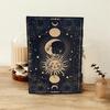 Sun & Moon Celestial Leather Journal : Wiccan Grimoire, Moon Phase Spell Book