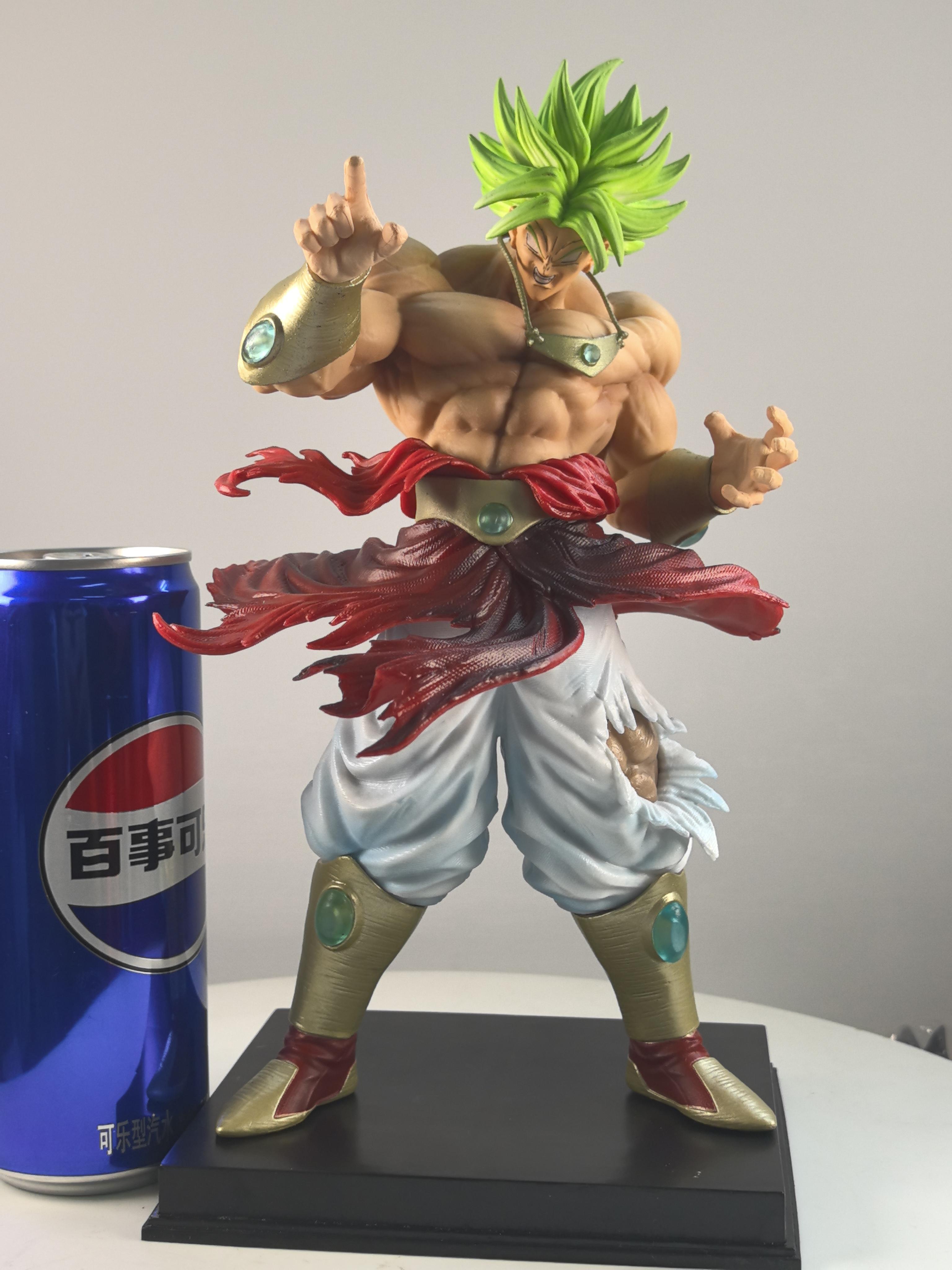 CK&Jt Statue Dragon Ball Z Broly Figure Ssj3 Broly Super Saiyan PVC Action Figures Collection Model Toys Gifts Desktop Ornament