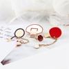 Sports Ball Series Brooch Soccer Basketball Ping Pong Enamel Pin with Chain Cartoon Fashion Accessories Denim Badge Jewelry Gift