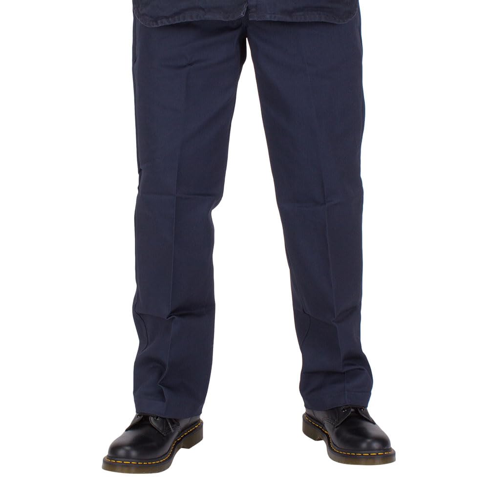 Dickies Slim Fit Low-Rise Work Pants, WP873, Men's Chino Pants, Dark Navy (DN), Size W42L32 (Parallel Import)
