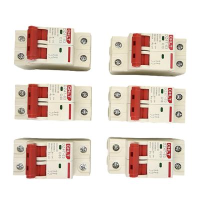 Disjuntor Solar 2 Polos DC500V Disjuntor Duplo Fixo