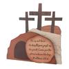 Easter Scene Wooden Decoration Religious Easter Resurrection Scene Empty Tomb Easter Decor for Home