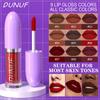 Matte Velvet Lip Glaze Waterproof Long Lasting Not EasyTo Fade Sexy Red Lip Gloss Silky Smooth Beauty Red Lipstick Makeup Women