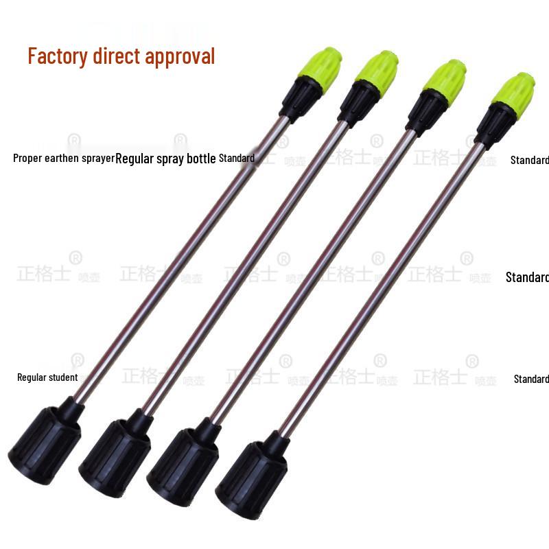 Green Long Nozzle Watering Can with Extended Sprayer for Gardening