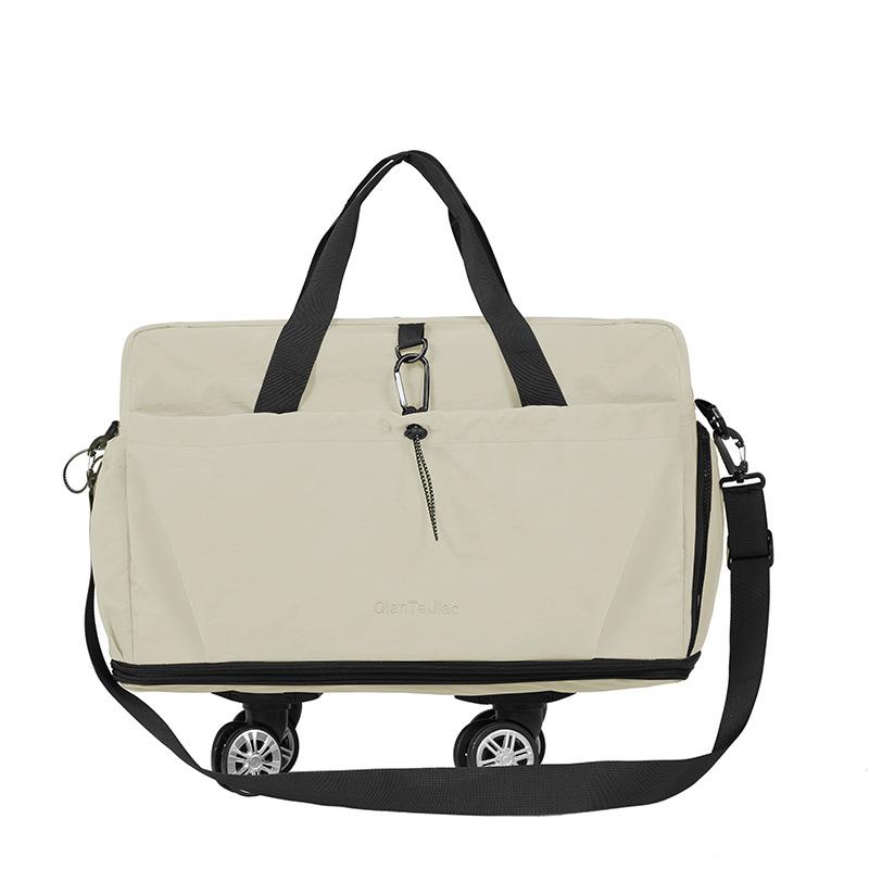 Handbag Large-capacity Short-distance Travel Bag Female Travel Pending Delivery Storage Duffel Bag Sports with Wheels Fitness Bag Male