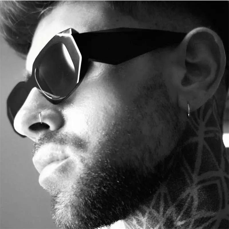 Fashion Irregular Cat Eye Sunglasses Women Vintage Luxury Brand Designer Sun Glasses Oversized Eyewear Summer Trendy Cool Shades