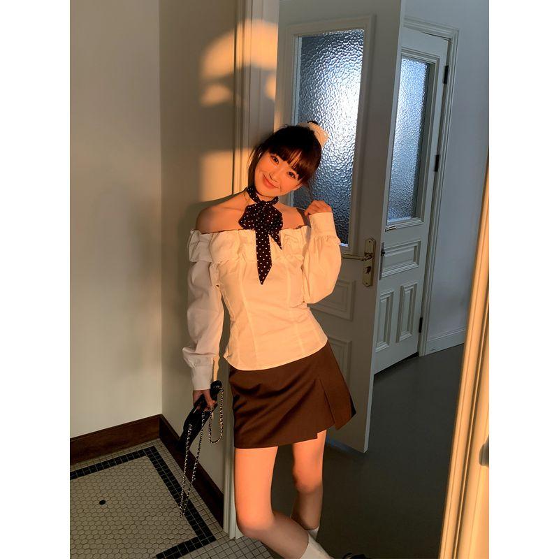 

Where Is Orange Tree Black Skirt Women s Spring and Summer Korean Style Easiest for Match Slim Fit Slimming Temperament Sheath A- line Pantskirt Gray S