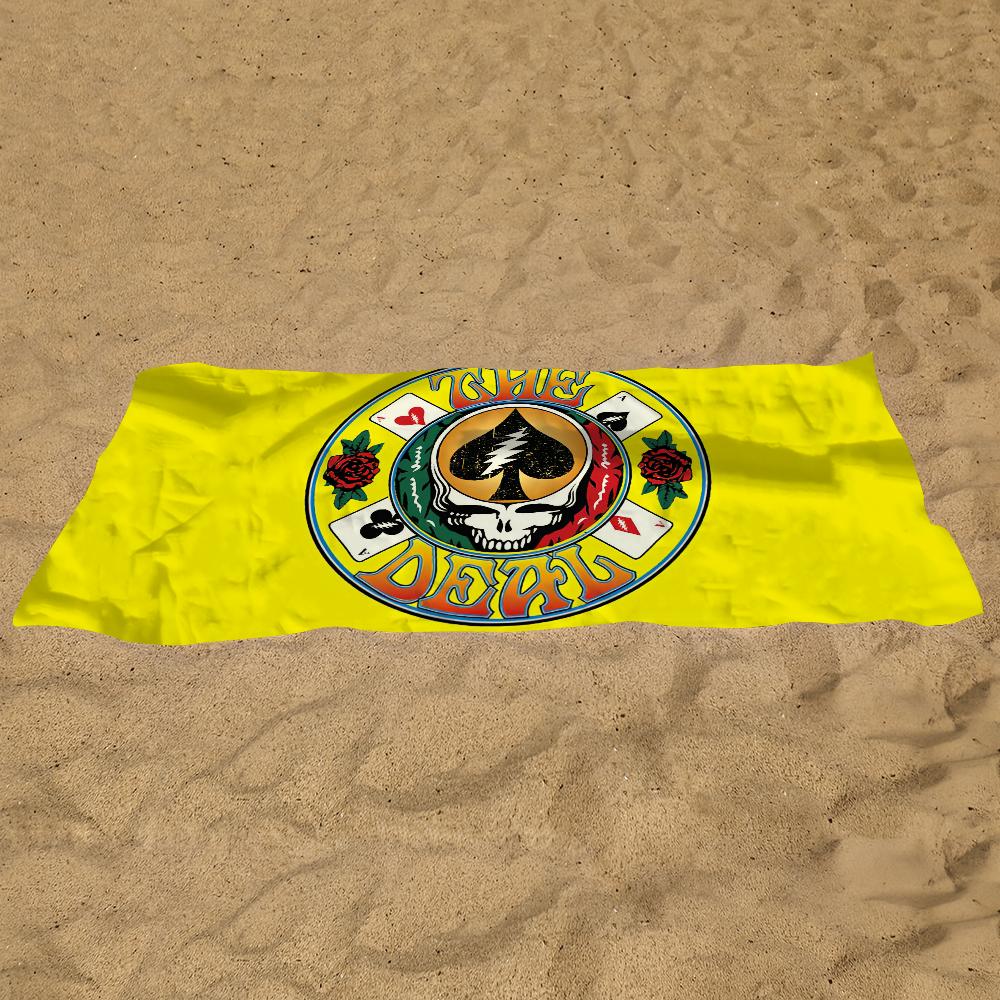 Rock Band G-Grateful-Dead Music Towel Soft Pool Gift For Travel Gym Shower Camping Quick Dry Sports Large Beach Towel