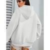 Women's Casual Hooded Sweatshirt with Fun Halloween Print, Loose Comfortable Pullover Top for Autumn & Winter