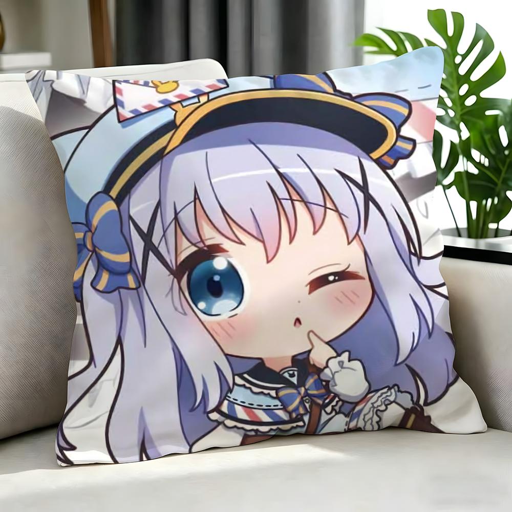 anime Is the Order a Rabbit Cushion Cover Cushion Cover Set Pcs x x x Pillowcase Decorative Sofa Home Decor