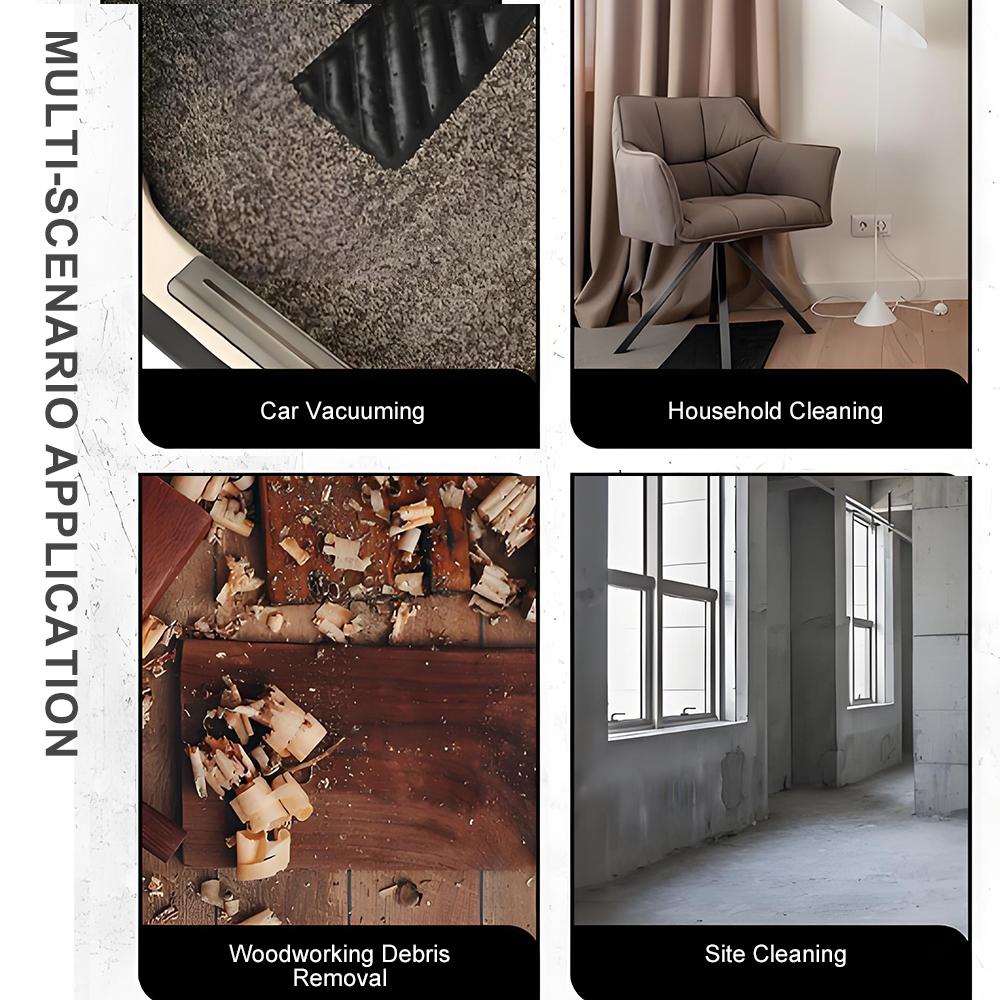 Wireless Lithium-Ion Cordless Vacuum Cleaner Portable Handheld Durable Home Car Use with Strong Suction Power Cleaning Machine