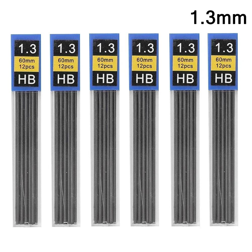 0.3/0.5/0.7/0.9/1.3/2.0mm Metal Mechanical Pencils Lead Refills Break Resistant Drawing Automatic HB Pen Refills School Supplies