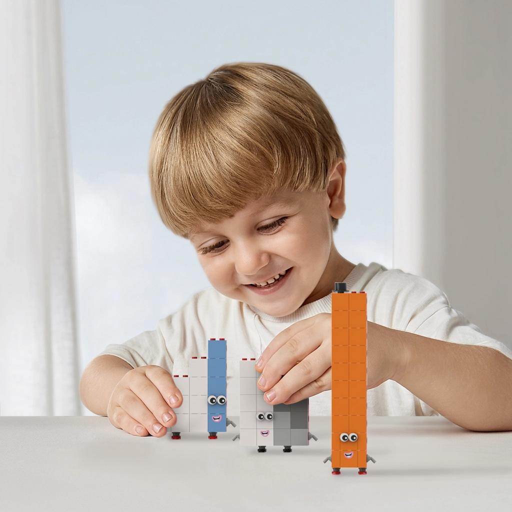 1-20 Digital Building Small Educational Can Be Transformed Into Cute Children's Gift Set