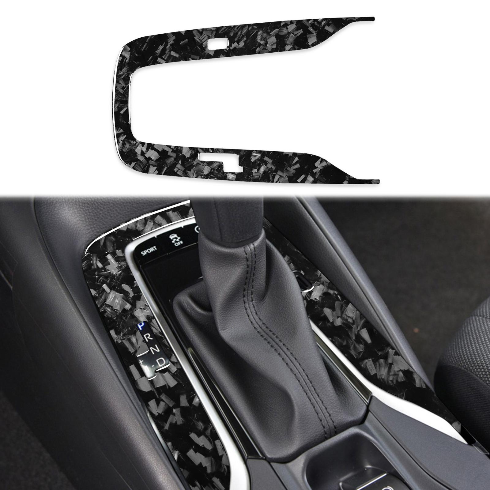 Carbon Fiber Gear Shift Lever Panel Trim for Toyota Corolla -