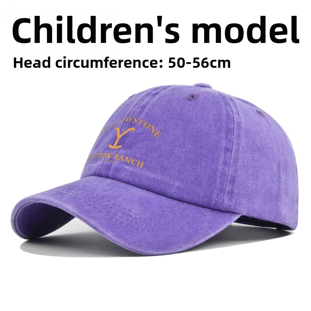 Stone Yellow Letter Embroidery Baseball Cap Sun Protection Breathable Gift Hat