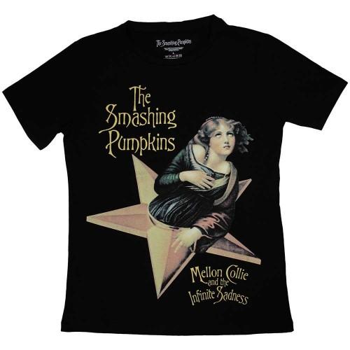 Camiseta feminina/feminina Mellon Collie The Smashing Pumpkins L branco