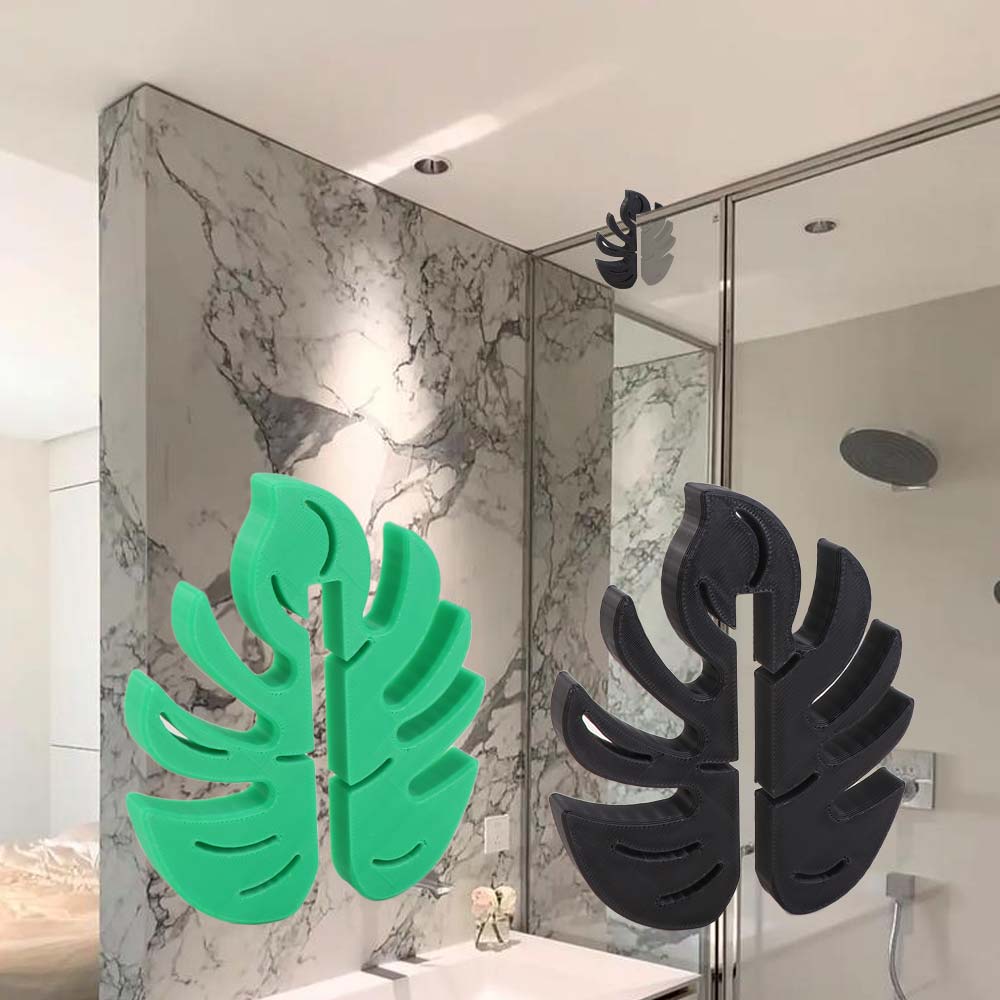 Turtle Leaf Bathroom Hook Hawaiian Tropical Towel Hanger Anti-Scratch Hanging Towel Rack Bathroom