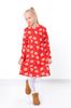 Girls’ Warm Dress – Soft Brushed Knit with Back Snap, Elegant & Comfy, Demi-season, 6004-024 HC