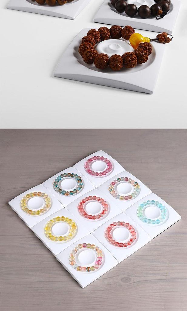 Beaded Bracelet Display & Storage Tray for Handmade DIY Crafts