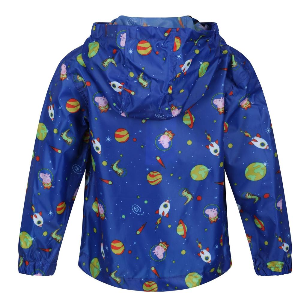 Regatta Childrens/Kids Peppa Pig Cosmic Packaway Raincoat
