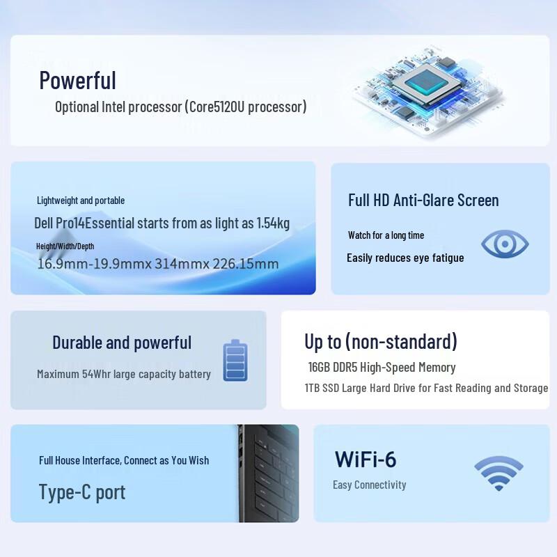 Dell Pro 14E 14-inch Business Laptop (CN version)