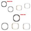 Ergonomic Stylish Metal Frame Cover Scratch Resistant Housing Protective Shell For Watch 8 40mm/44mm Modern Appearance